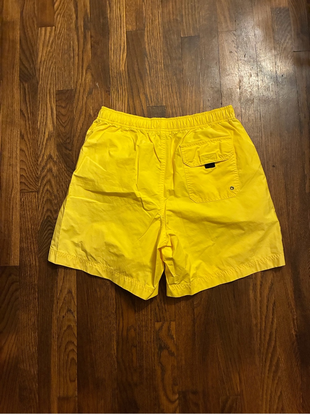 Ralph Lauren Bright Yellow Swim Shorts with Embroidered Pony - Picture 2 of 4